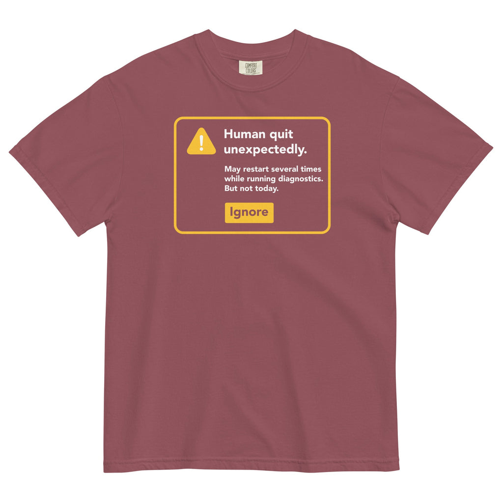 Human Quit Unexpectedly Men's Relaxed Fit Tee