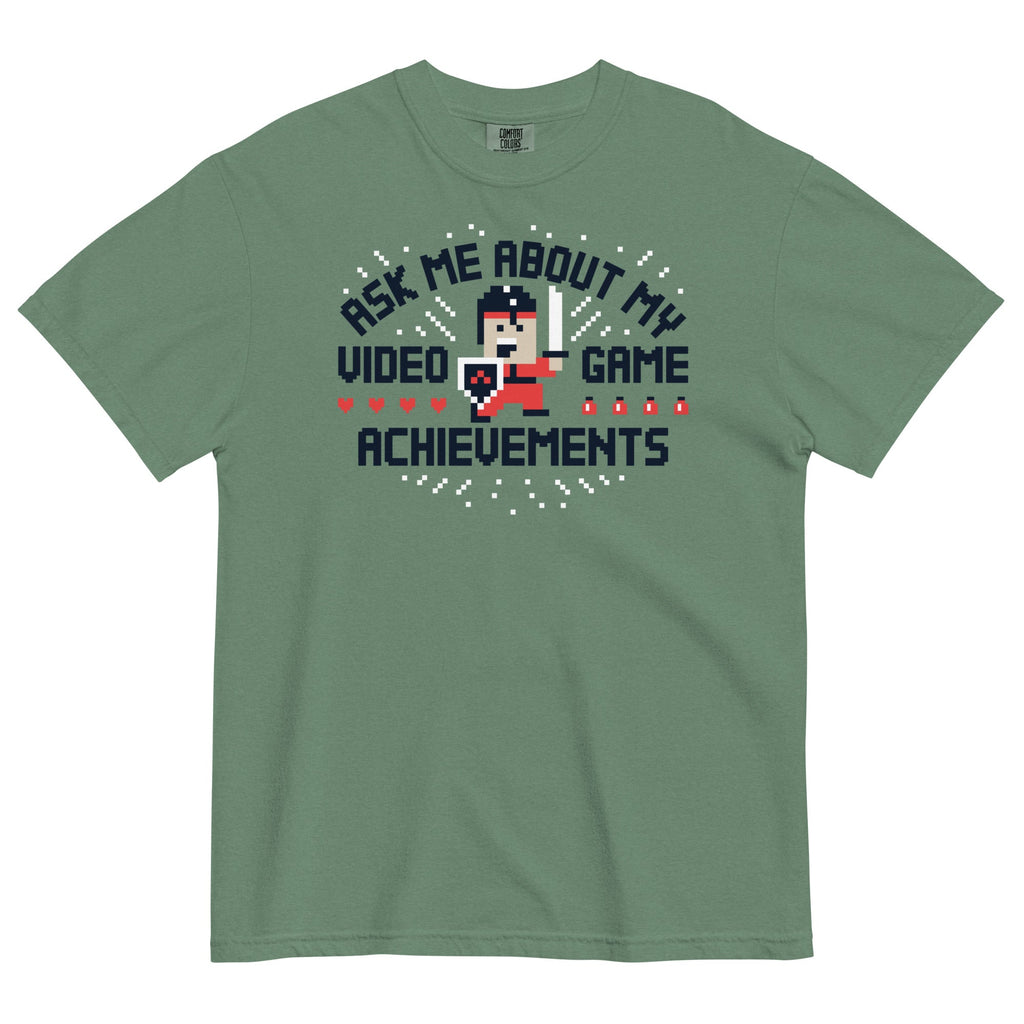 Ask Me About My Video Game Achievements Men's Relaxed Fit Tee