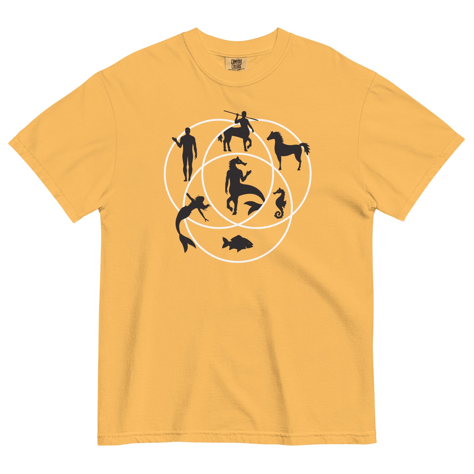 Human Horse Fish Venn Diagram Men's Relaxed Fit Tee