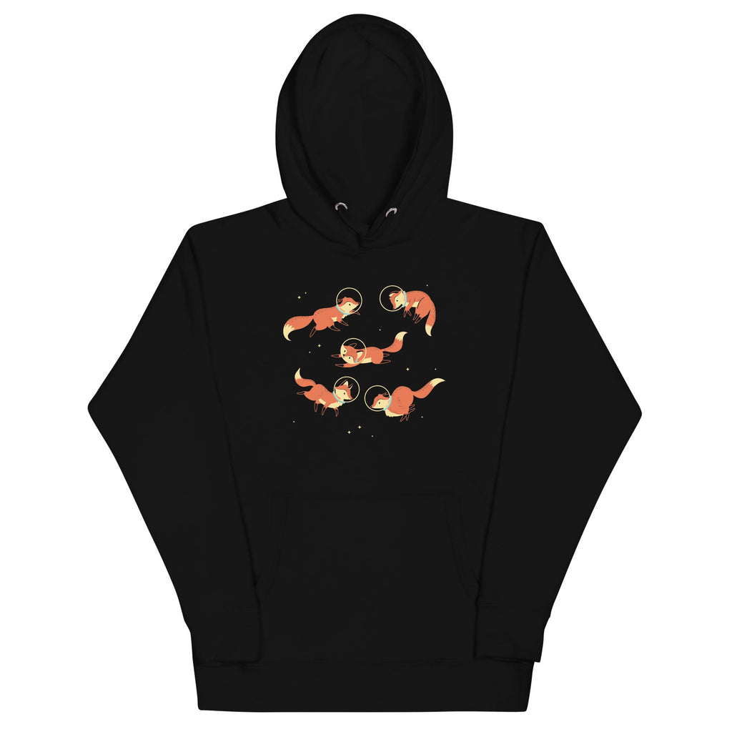 Foxes In Space Unisex Hoodie