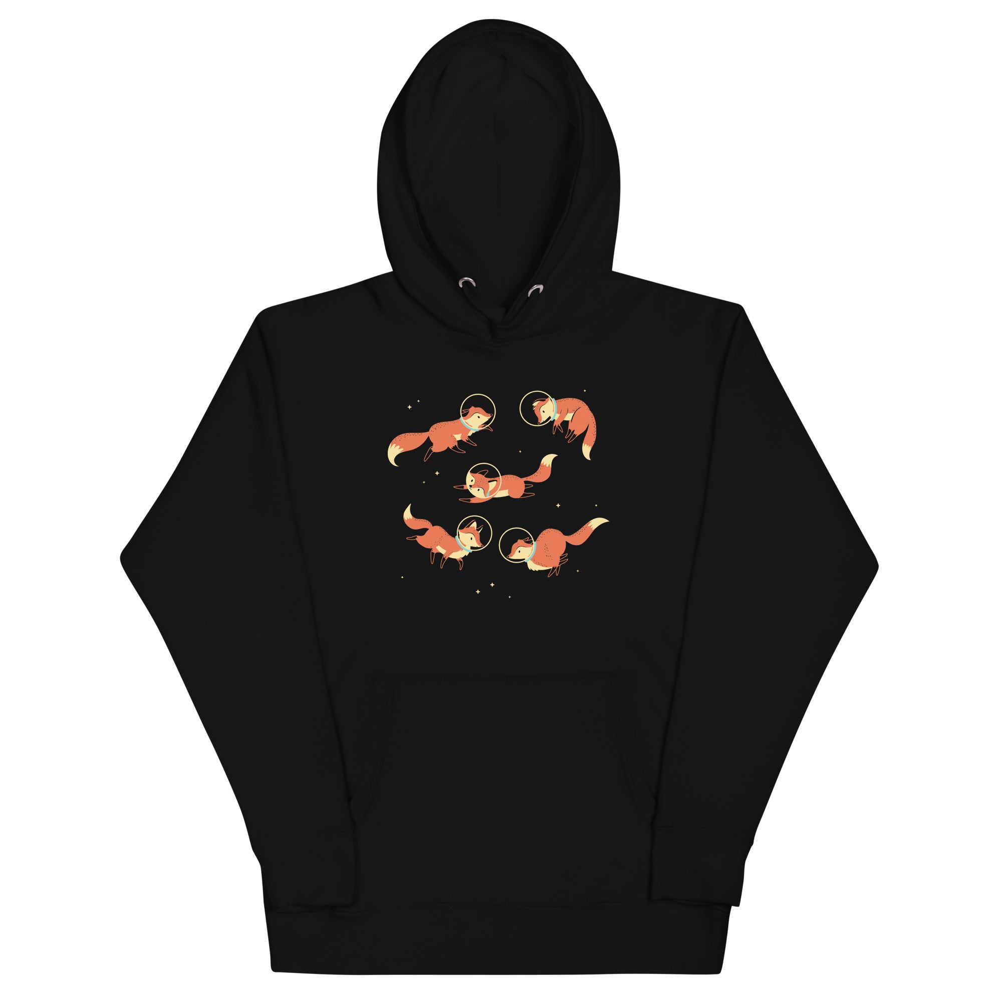 Foxes In Space Unisex Hoodie