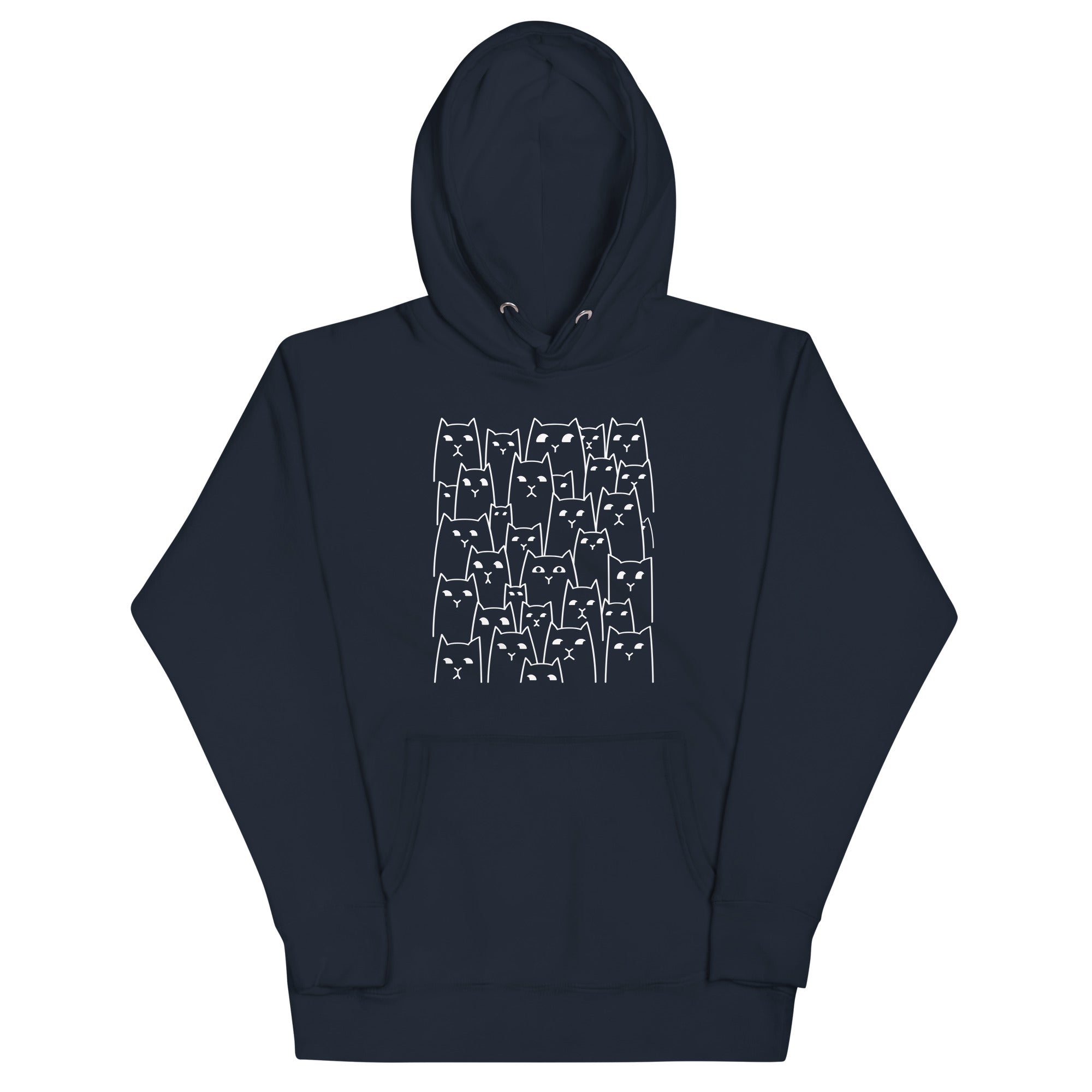 Suspicious Cats Unisex Hoodie