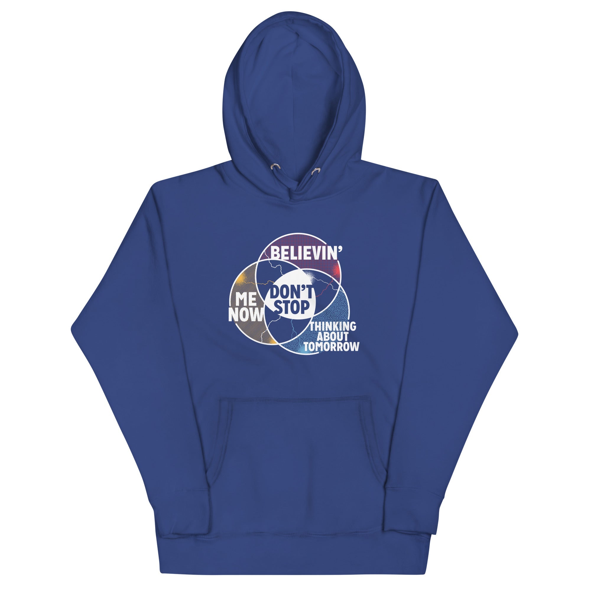 Don't Stop Venn Diagram Unisex Hoodie