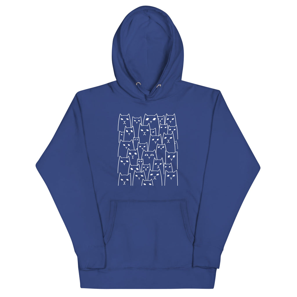 Suspicious Cats Unisex Hoodie