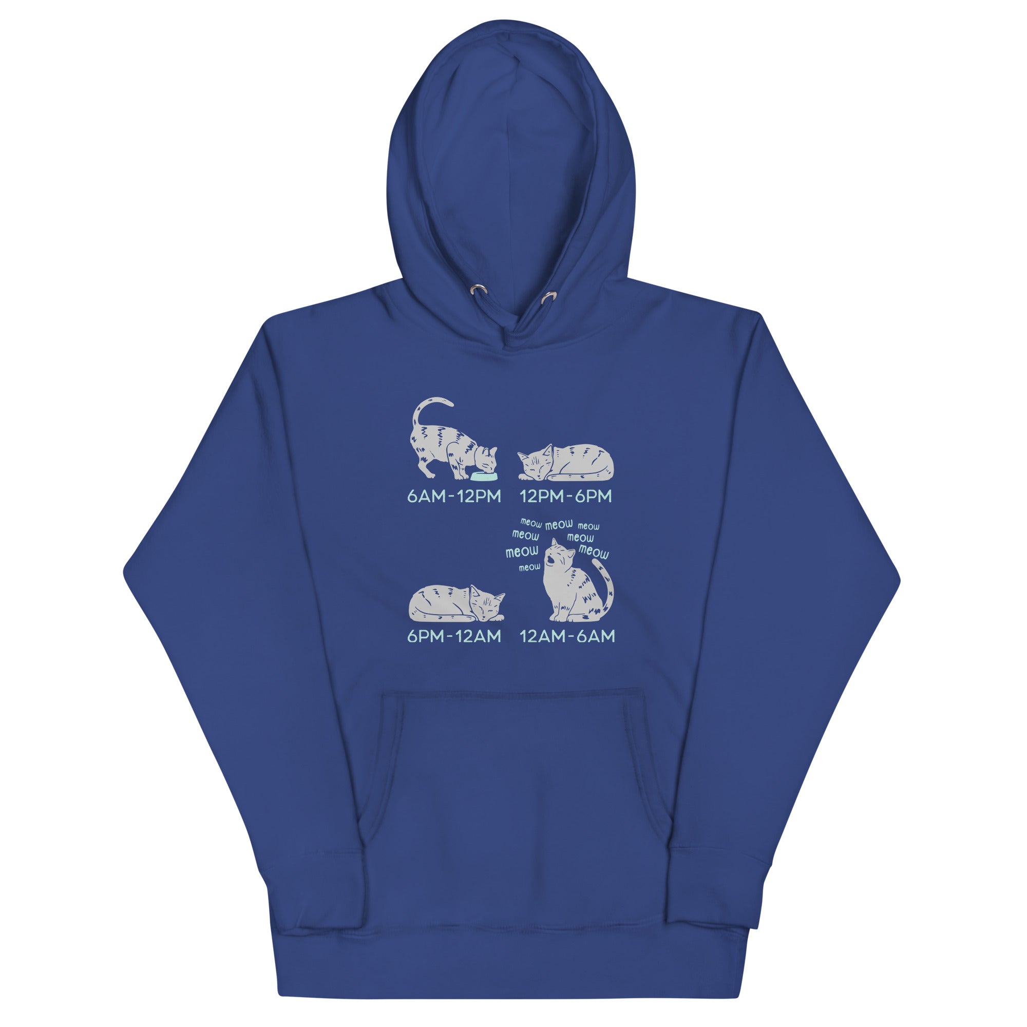 Cat Day Schedule Unisex Hoodie