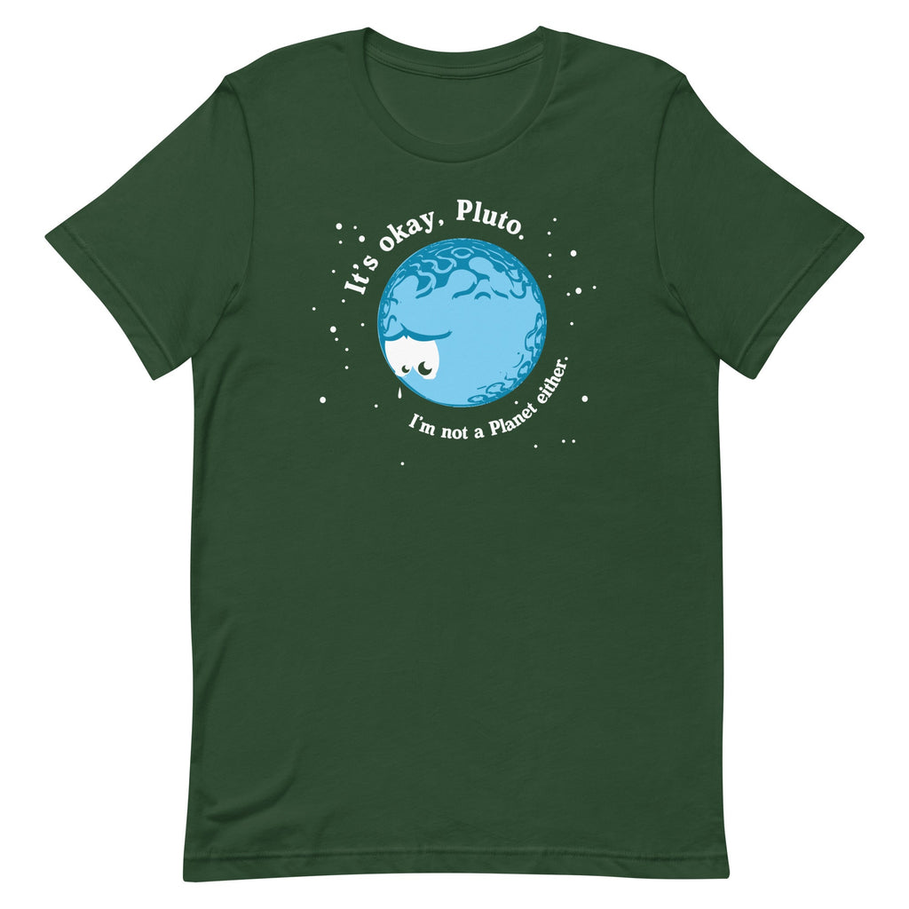 It's Okay Pluto Men's Signature Tee