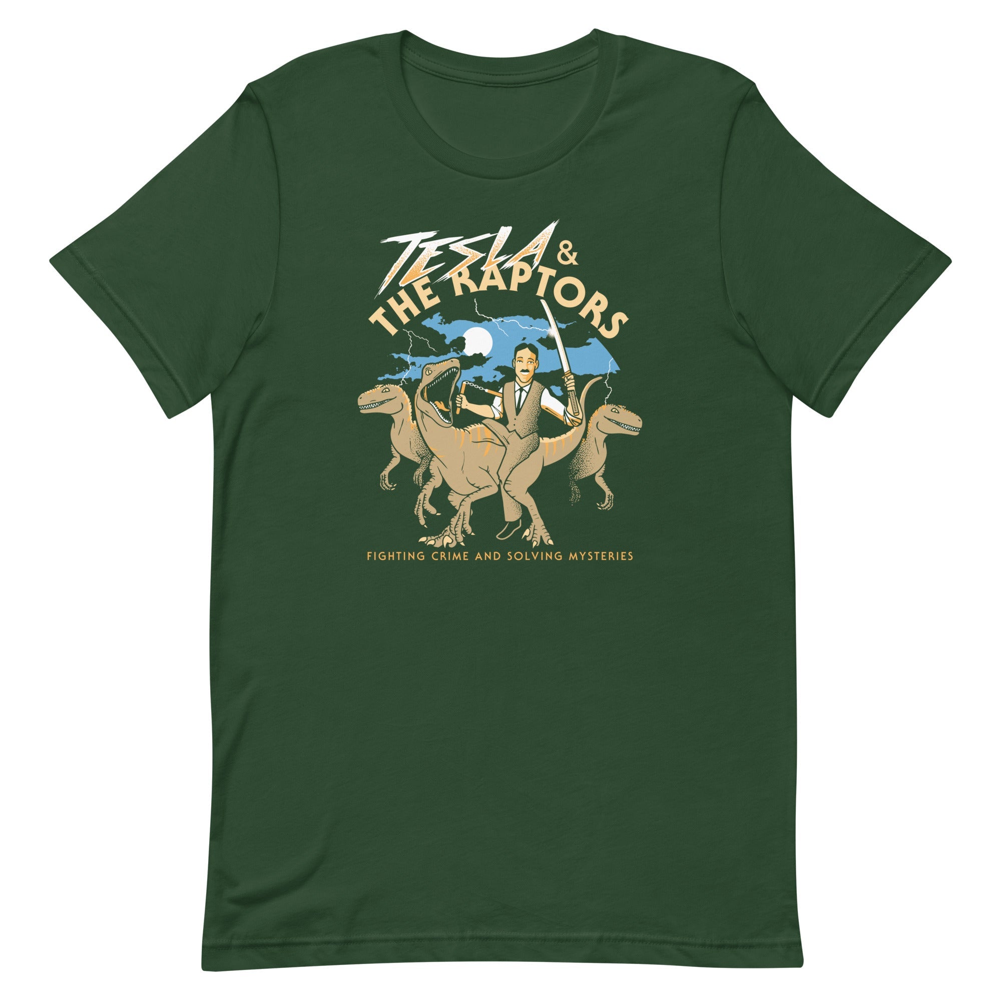 Tesla & The Raptors Men's Signature Tee