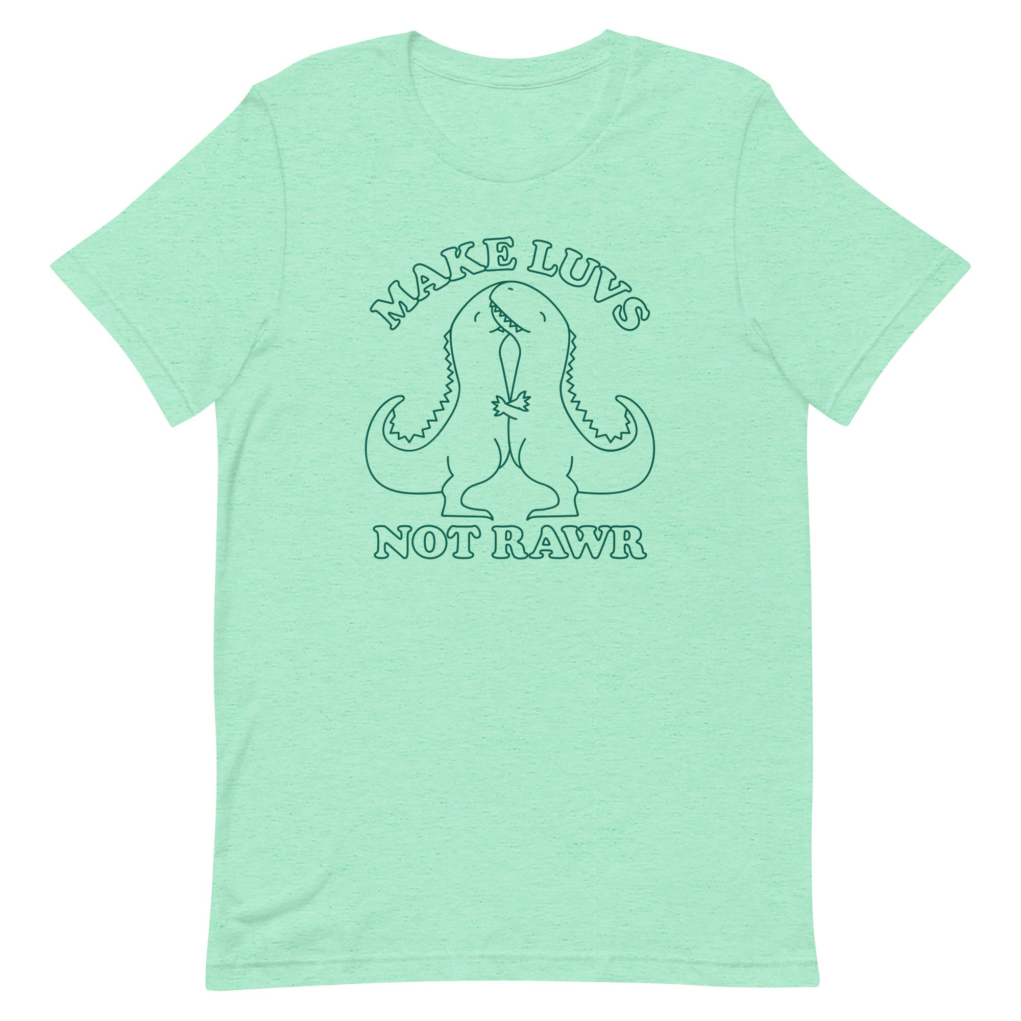 Make Luvs Not Rawr Men's Signature Tee
