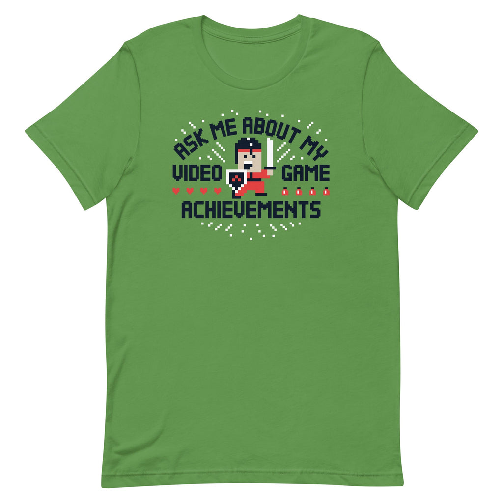 Ask Me About My Video Game Achievements Men's Signature Tee