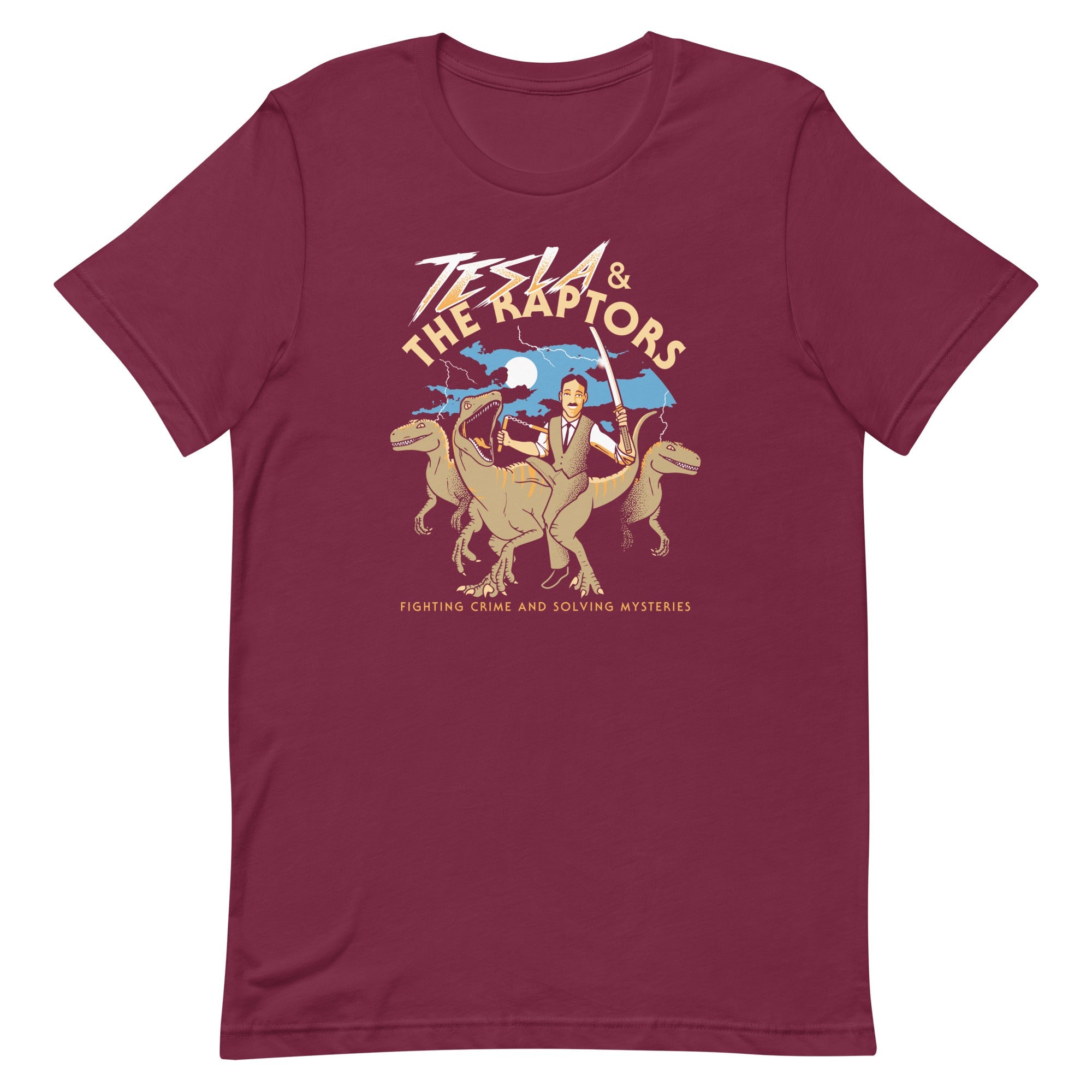 Tesla & The Raptors Men's Signature Tee