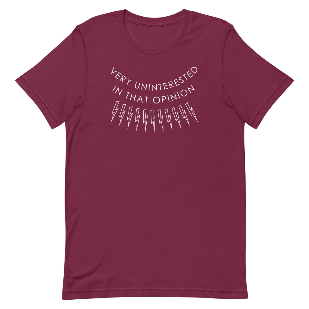 Very Uninterested In That Opinion Men's Signature Tee