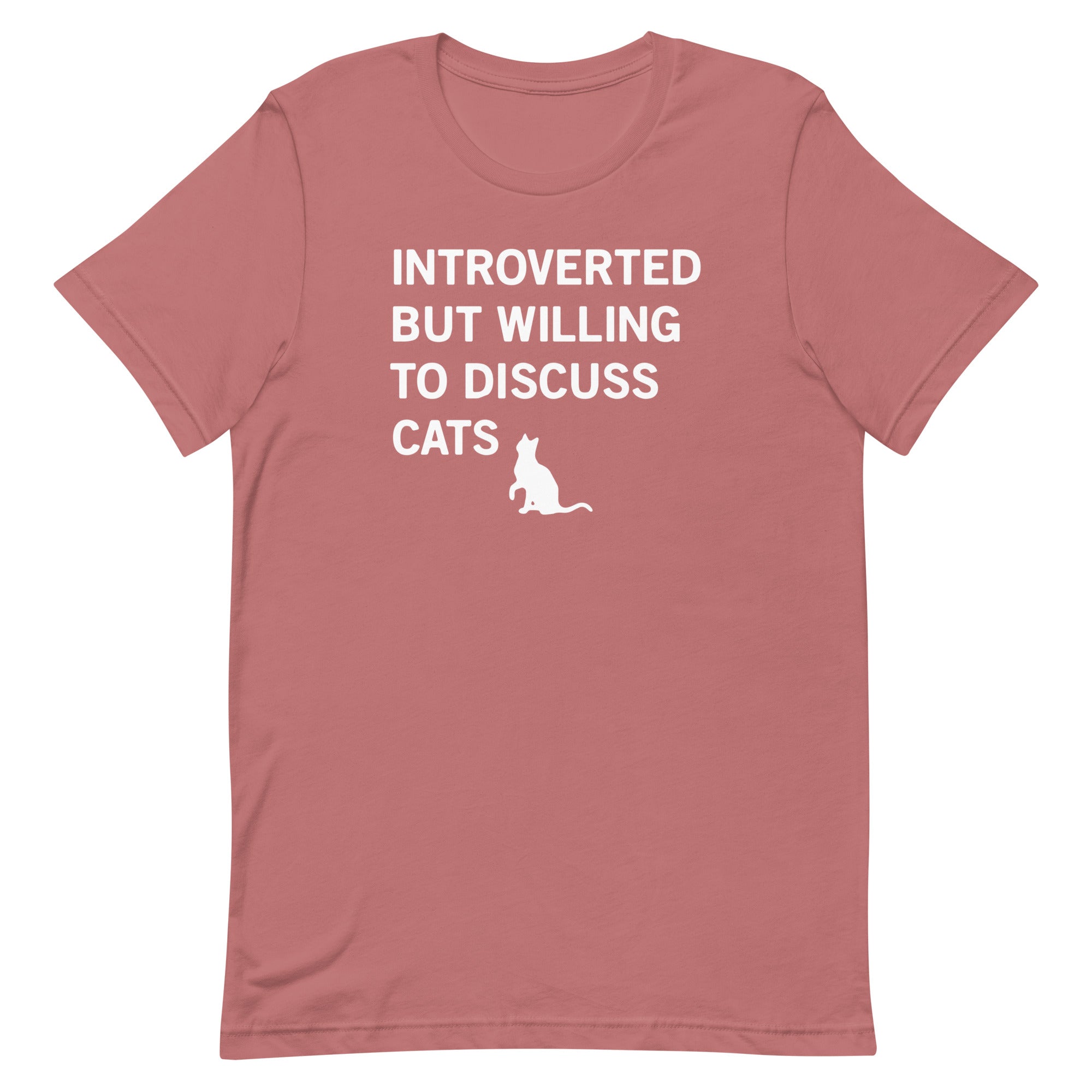 Introverted But Willing To Discuss Cats Men's Signature Tee