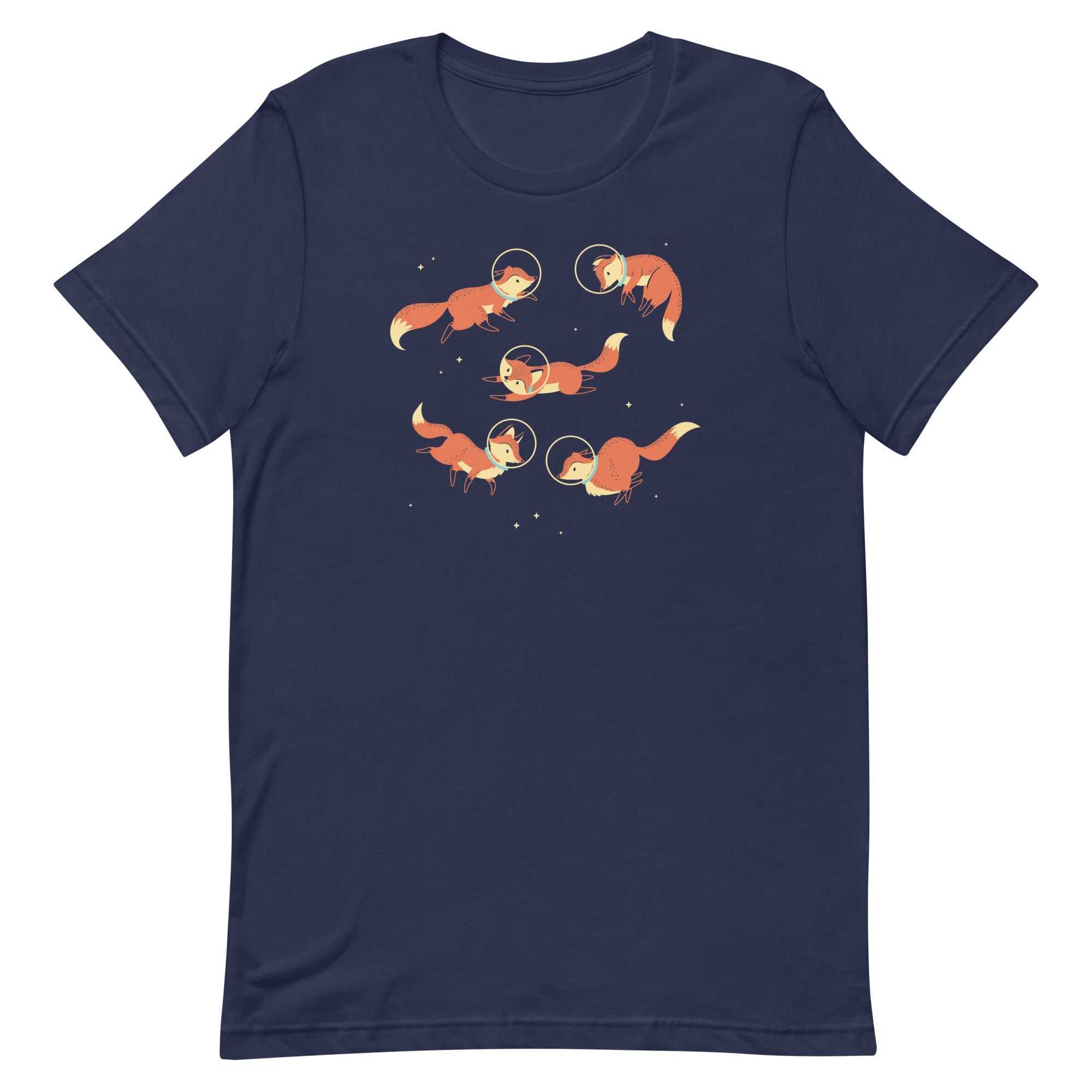 Foxes In Space Men's Signature Tee