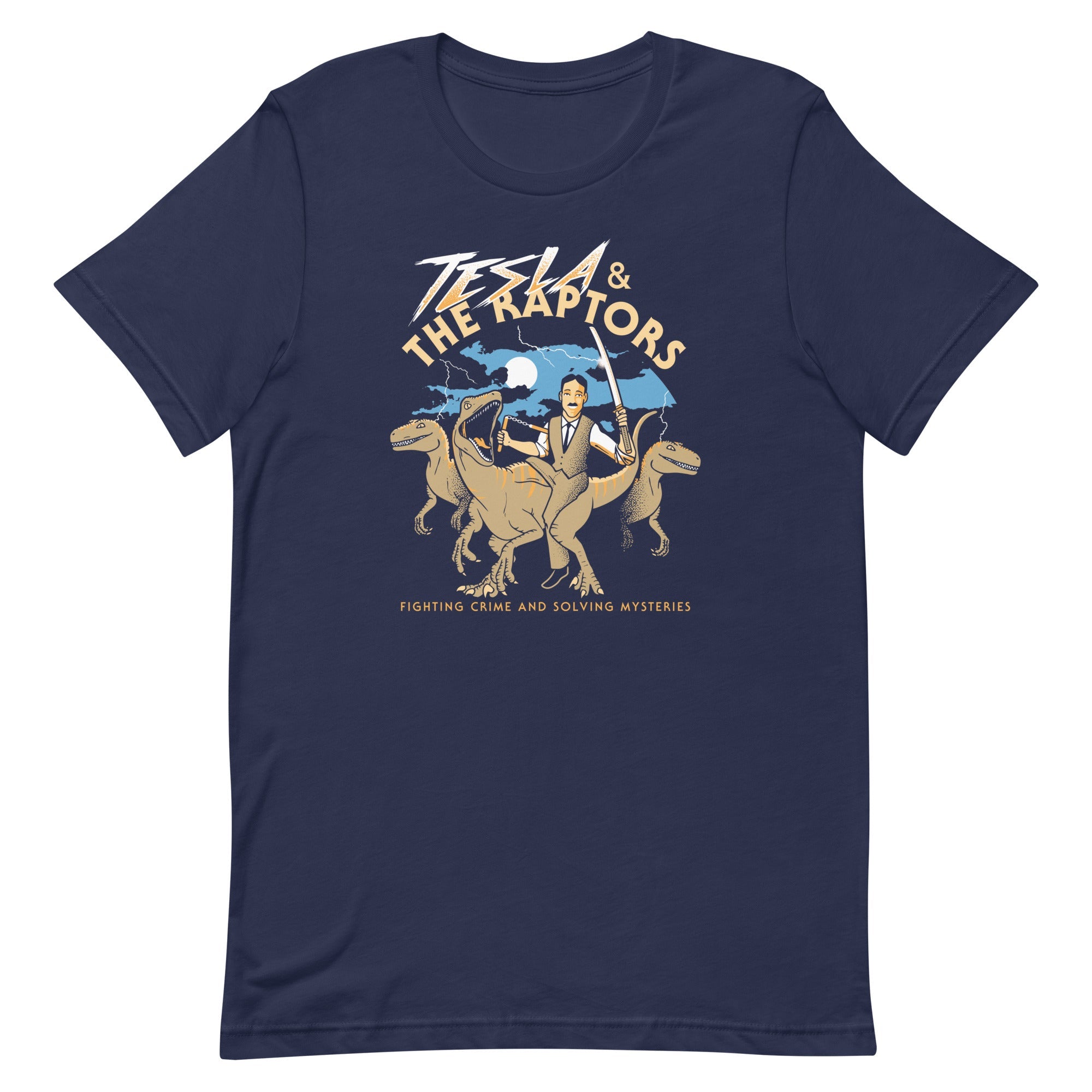 Tesla & The Raptors Men's Signature Tee