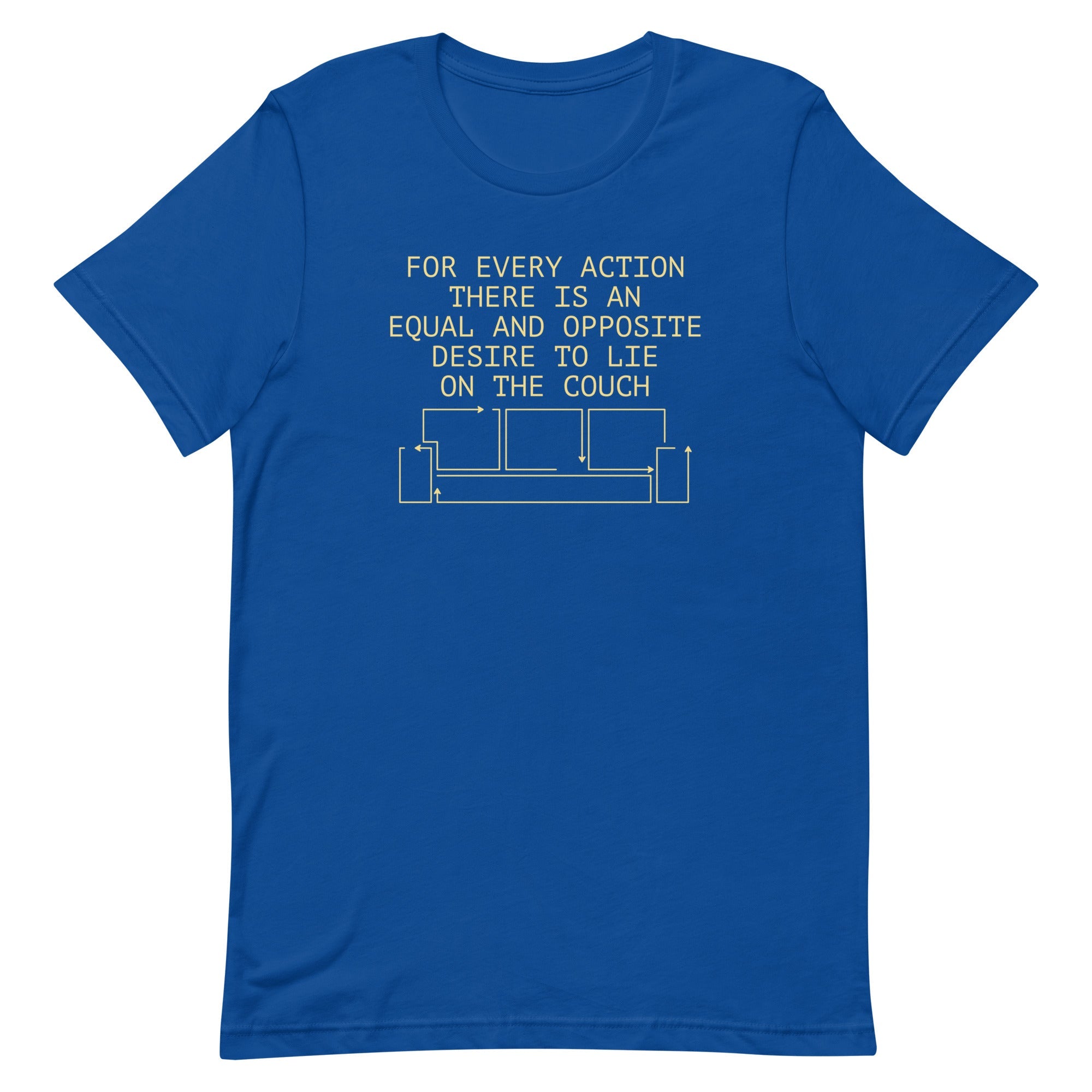 For Every Action There Is An Equal And Opposite Men's Signature Tee