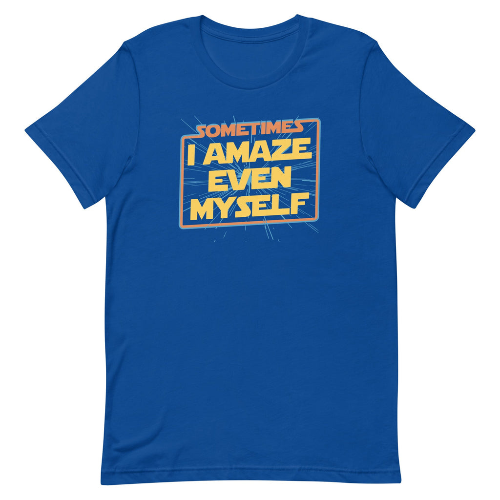 Sometimes I Even Amaze Myself Men's Signature Tee