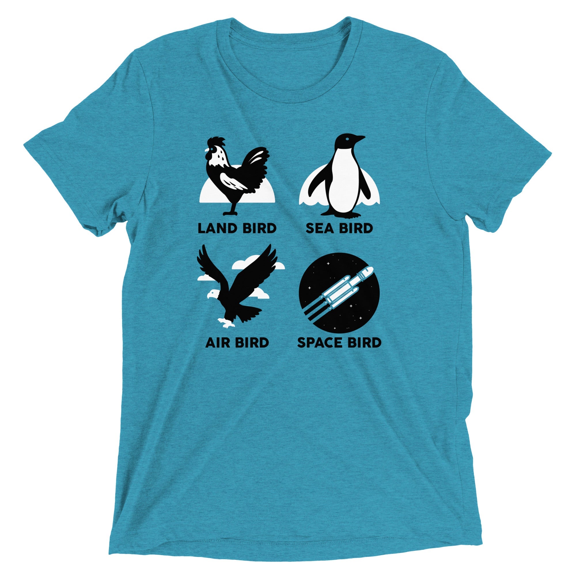 Types Of Birds Men's Tri-Blend Tee