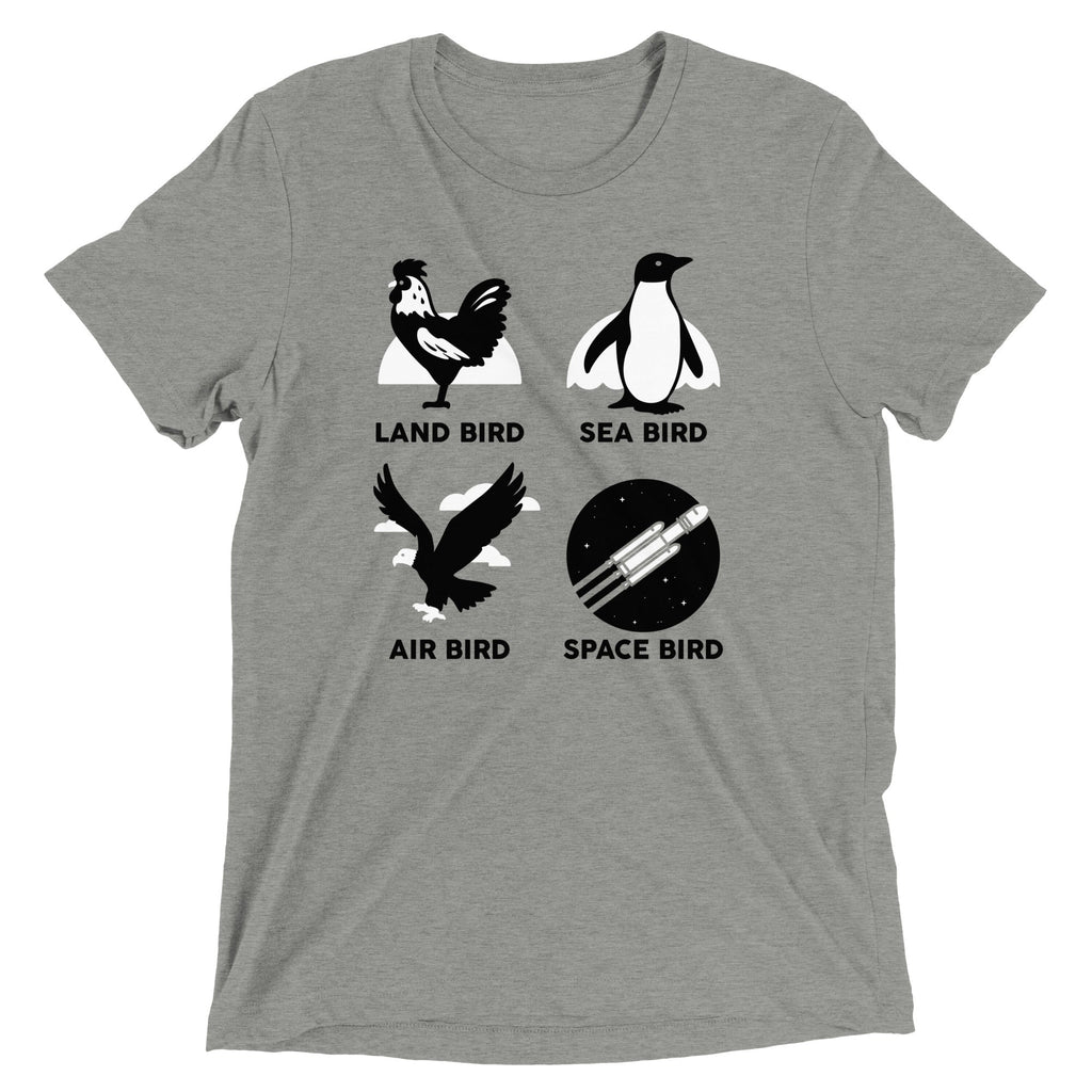 Types Of Birds Men's Tri-Blend Tee