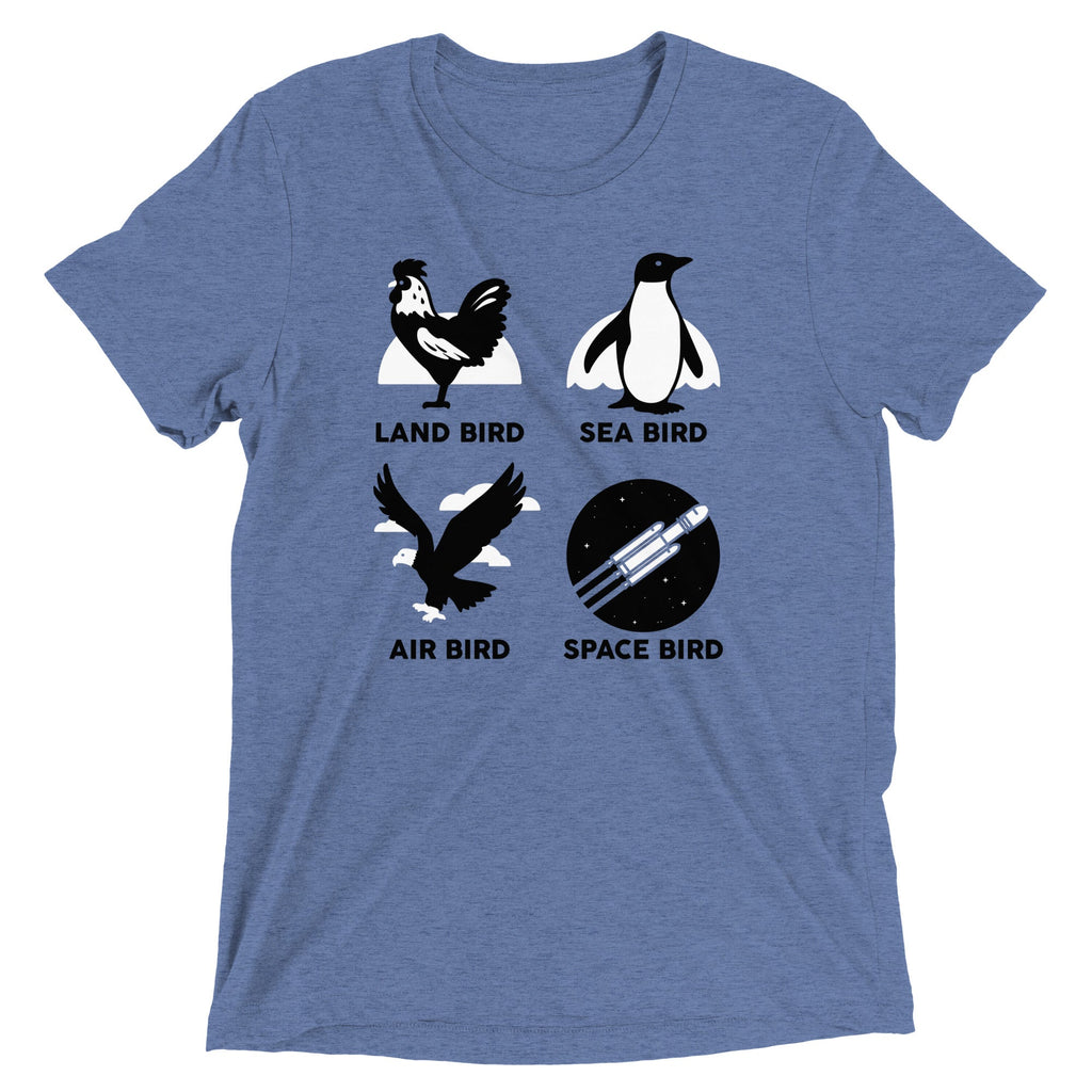Types Of Birds Men's Tri-Blend Tee