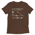 Pugthagorean Theorem Men's Tri-Blend Tee