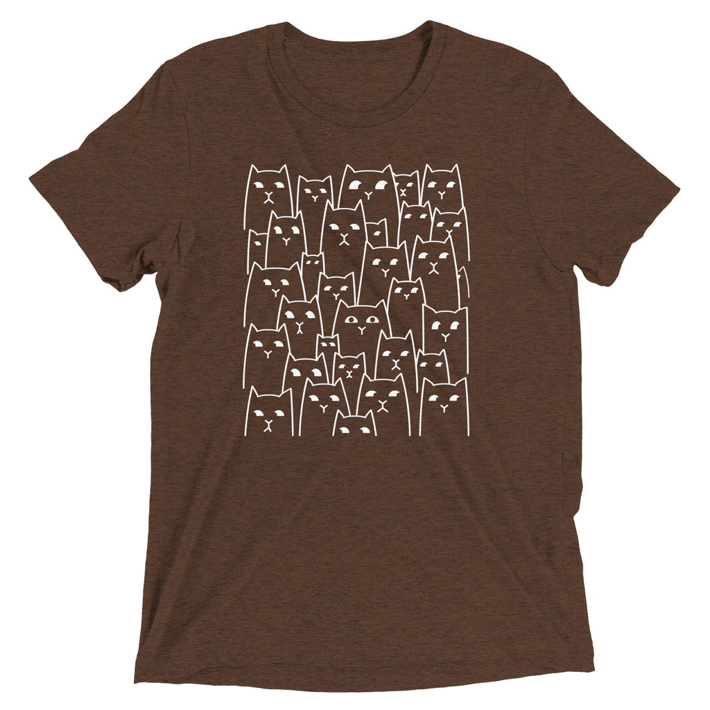 Suspicious Cats Men's Tri-Blend Tee