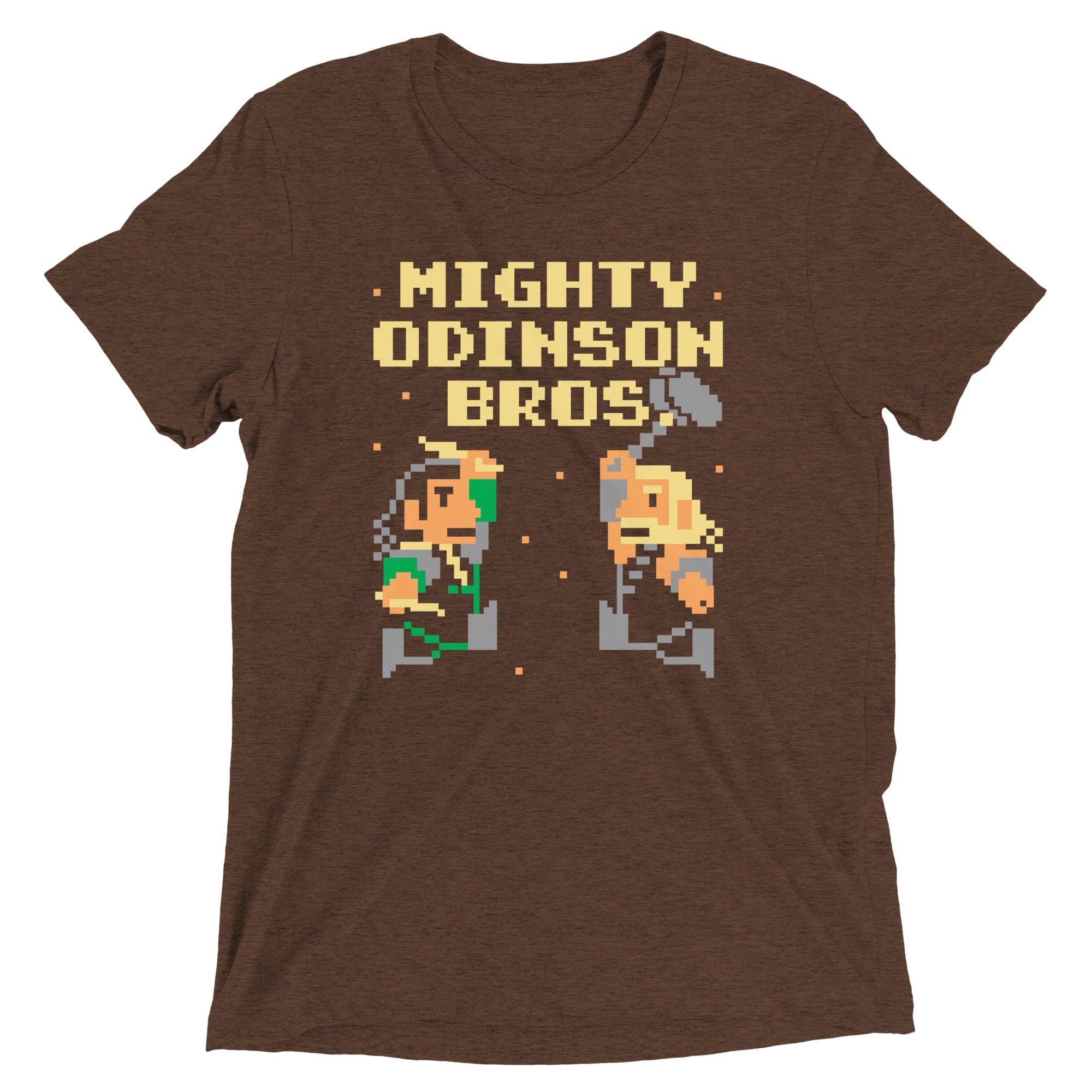 Mighty Odinson Bros Men's Tri-Blend Tee