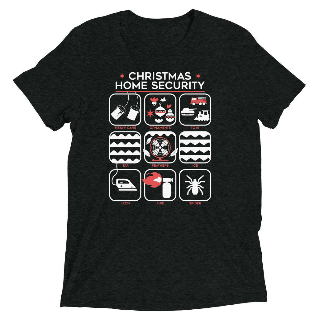 Christmas Home Security Men's Tri-Blend Tee