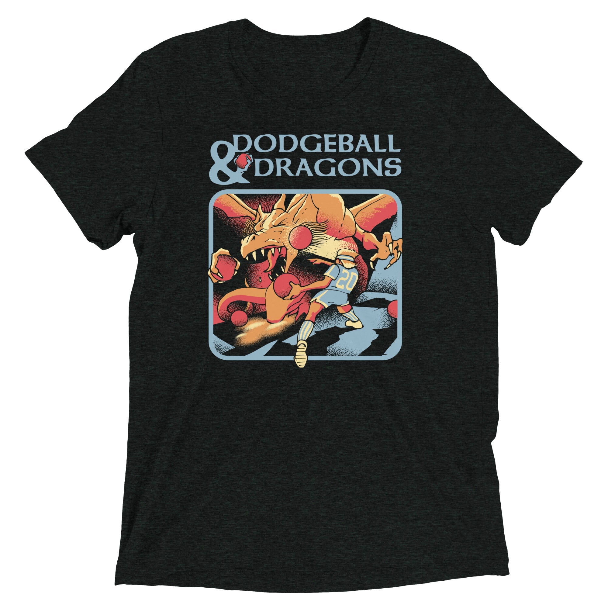 Dodgeball And Dragons Men's Tri-Blend Tee