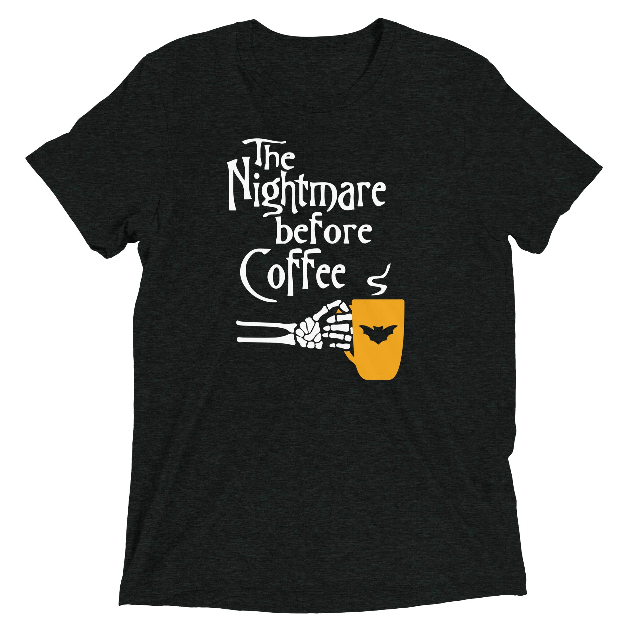 The Nightmare Before Coffee Men's Tri-Blend Tee