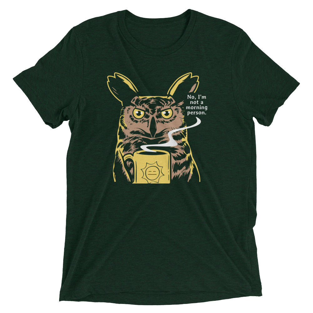 No, I'm Not A Morning Person Men's Tri-Blend Tee
