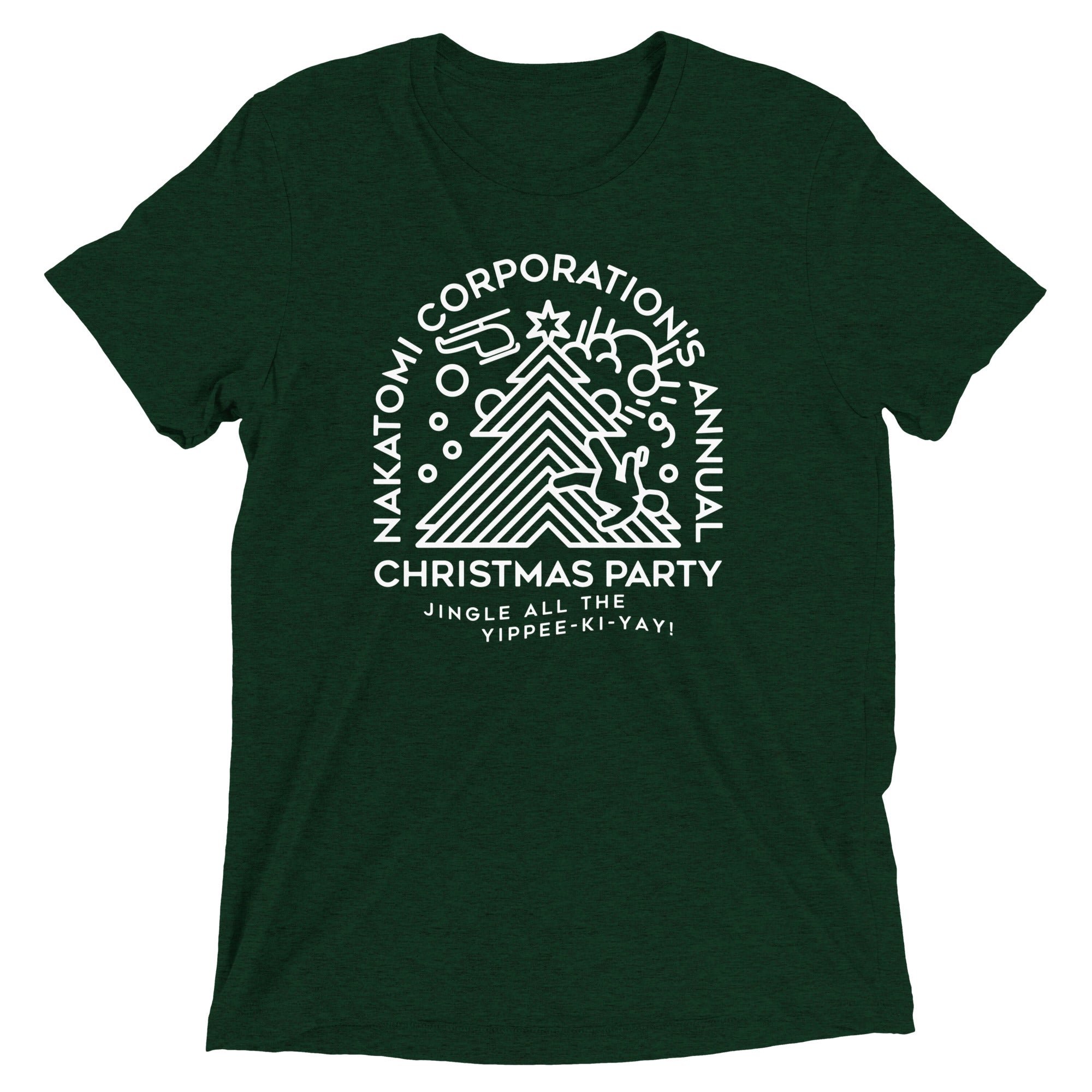 Nakatomi Christmas Party Men's Tri-Blend Tee