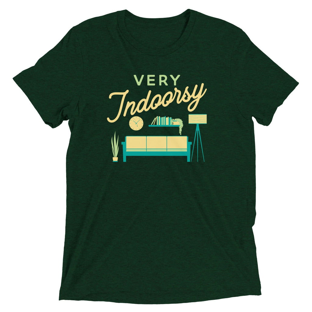 Very Indoorsy Men's Tri-Blend Tee