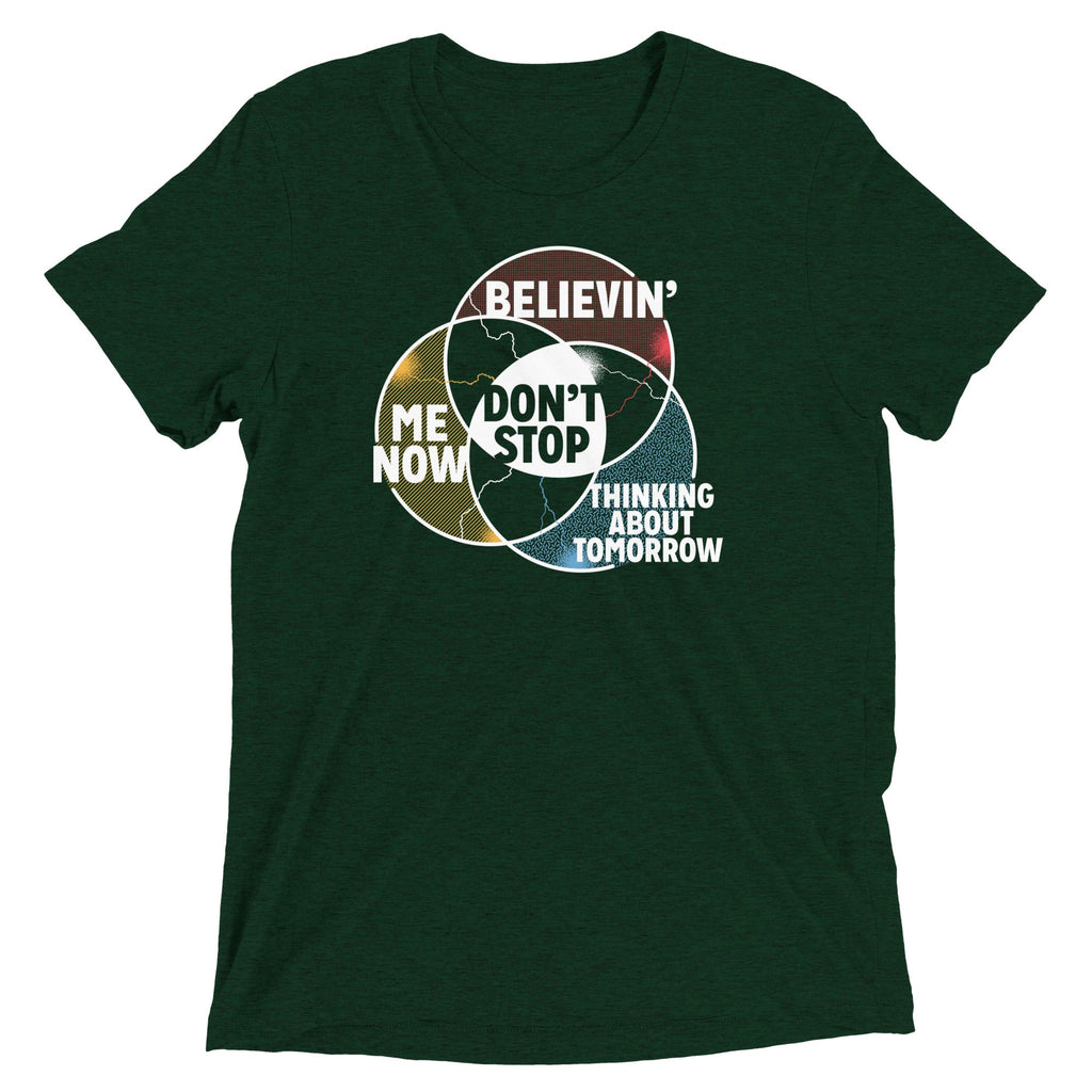 Don't Stop Venn Diagram Men's Tri-Blend Tee