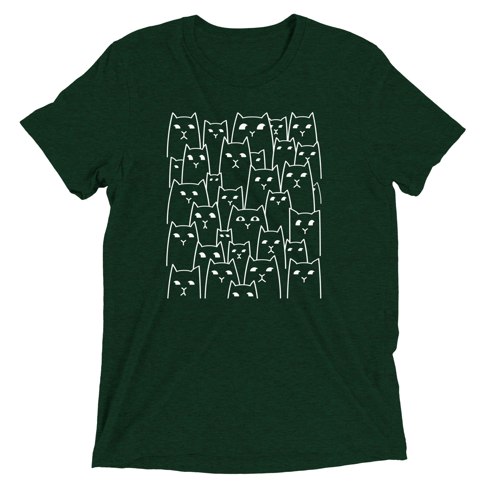 Suspicious Cats Men's Tri-Blend Tee