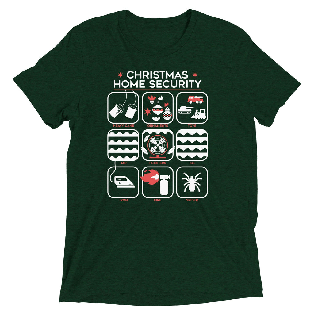 Christmas Home Security Men's Tri-Blend Tee