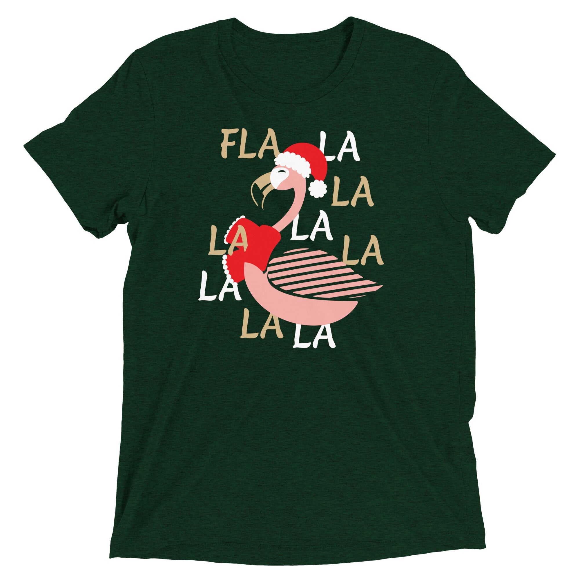 Fla La La Lamingo Men's Tri-Blend Tee