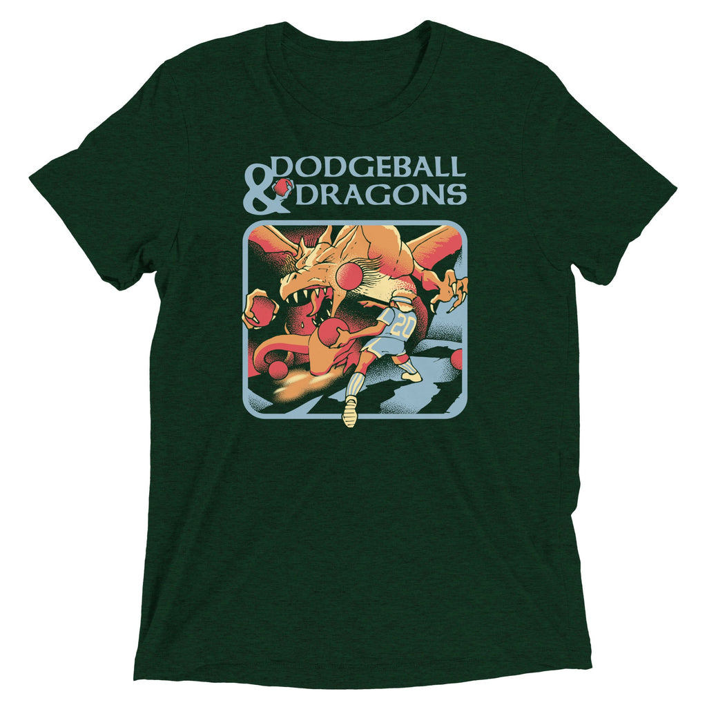 Dodgeball And Dragons Men's Tri-Blend Tee