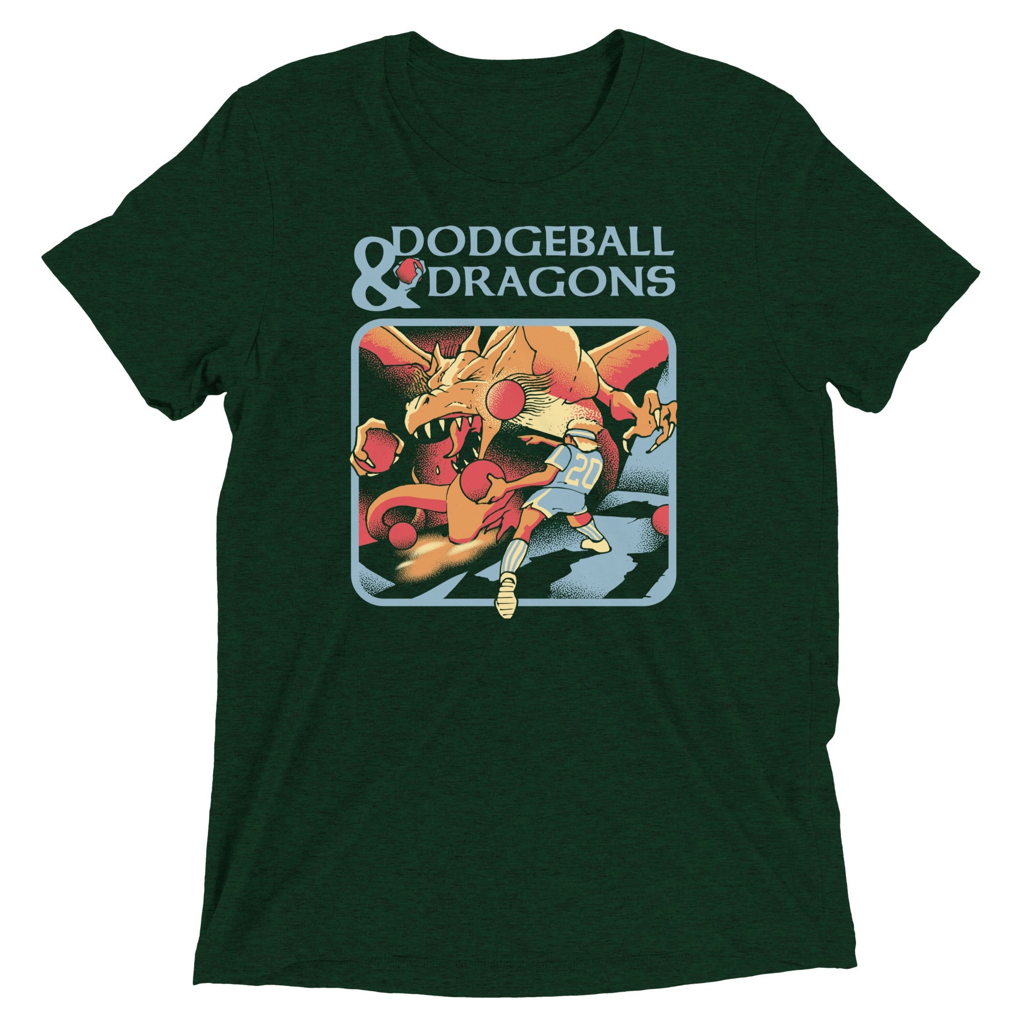 Dodgeball And Dragons Men's Tri-Blend Tee
