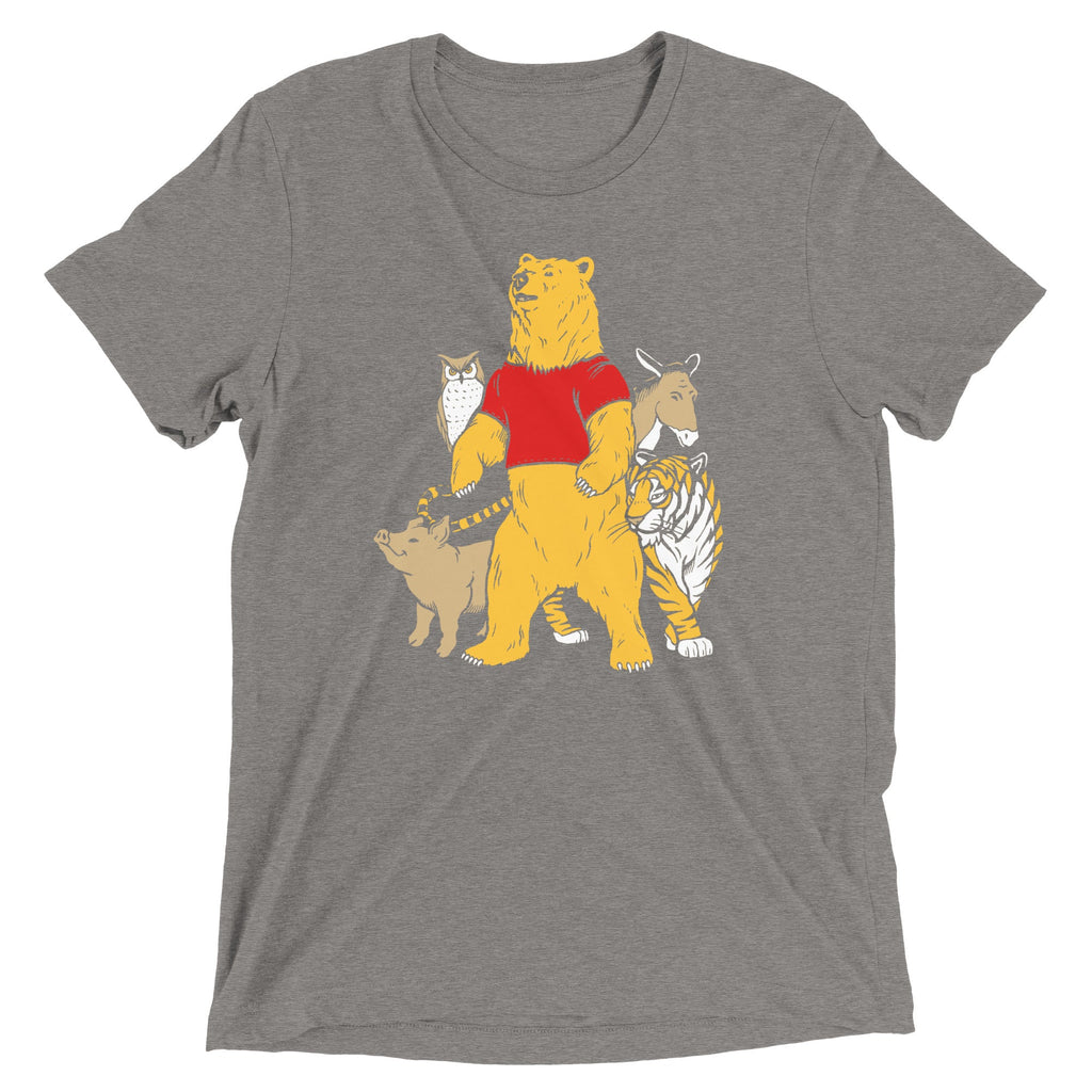 Bear And Friends Men's Tri-Blend Tee