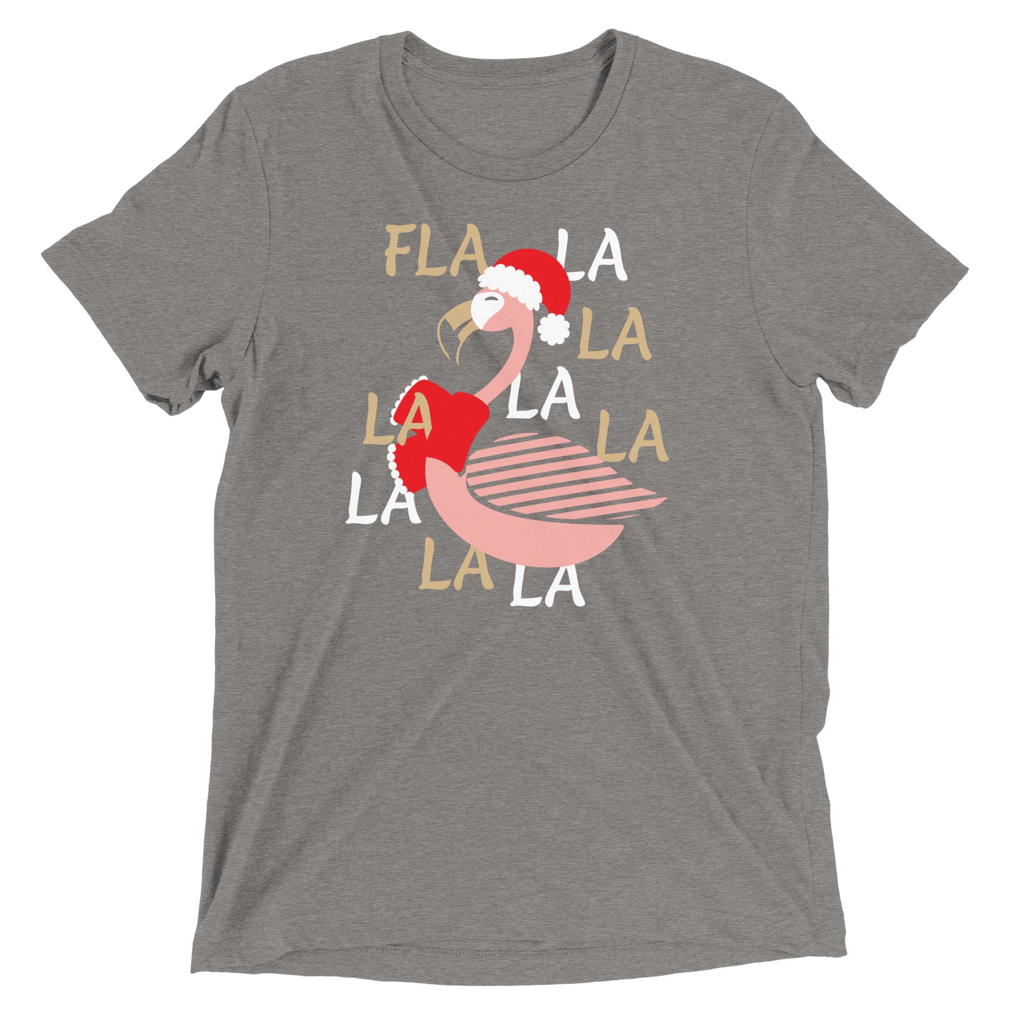 Fla La La Lamingo Men's Tri-Blend Tee