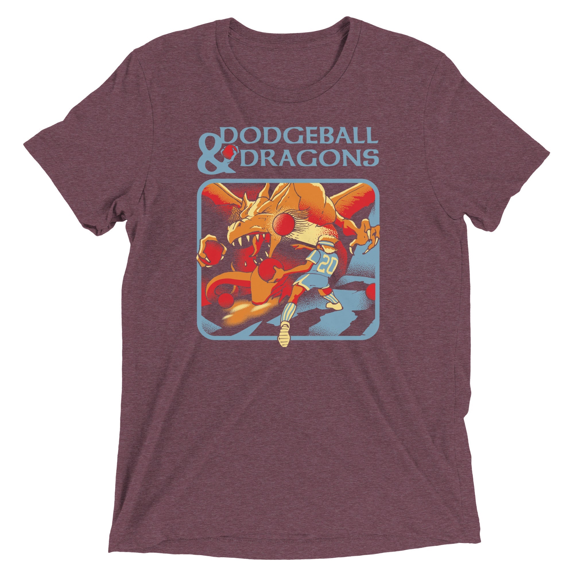 Dodgeball And Dragons Men's Tri-Blend Tee