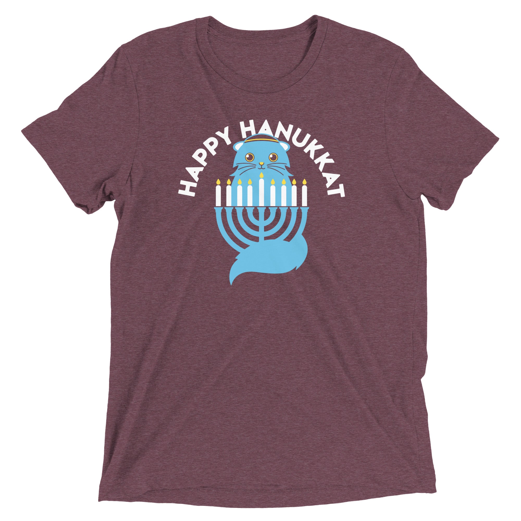 Happy Hanukkat Men's Tri-Blend Tee
