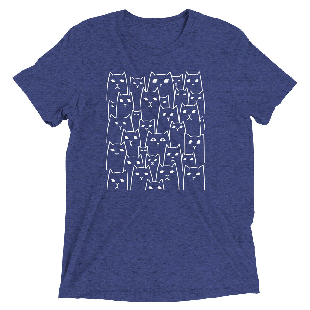 Suspicious Cats Men's Tri-Blend Tee