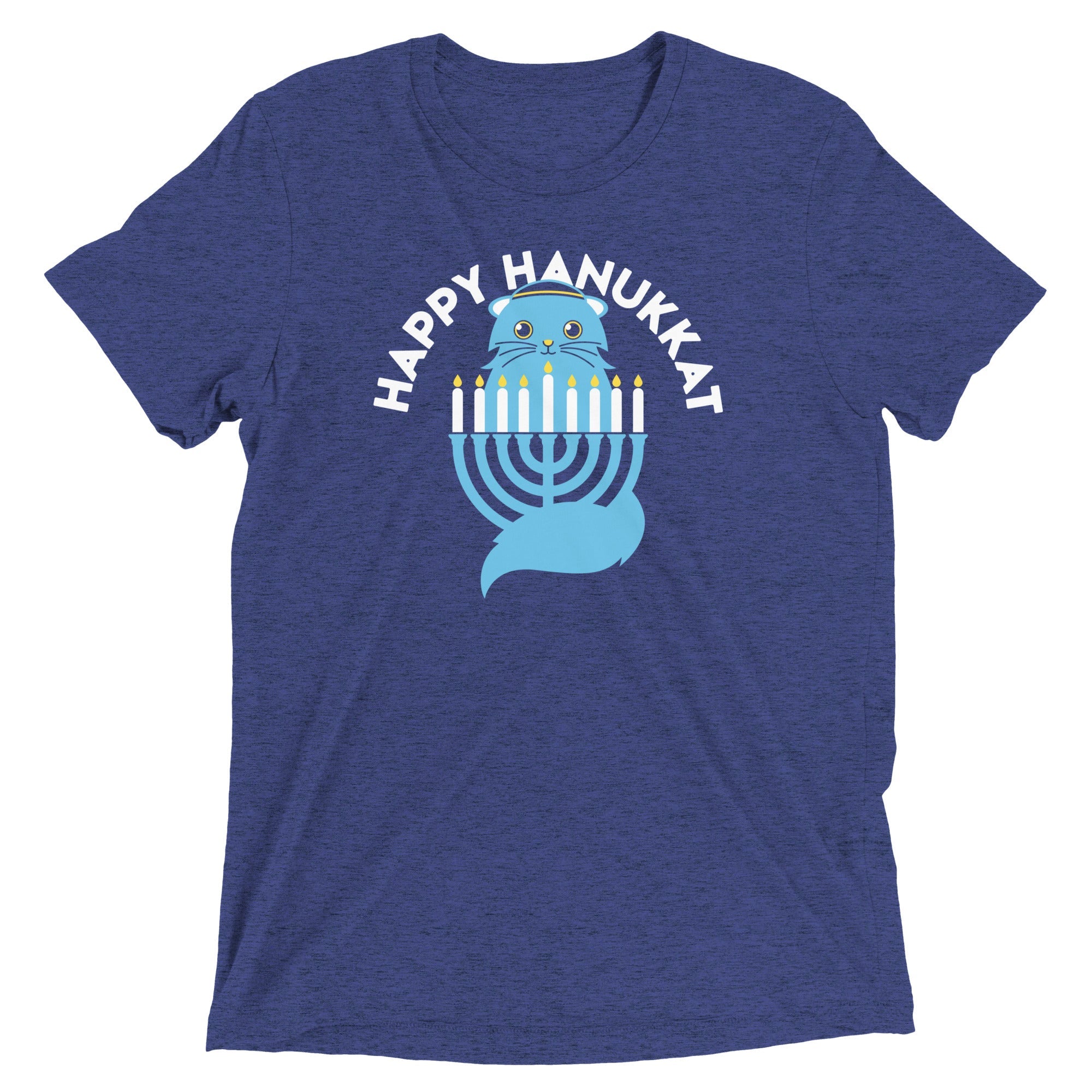 Happy Hanukkat Men's Tri-Blend Tee