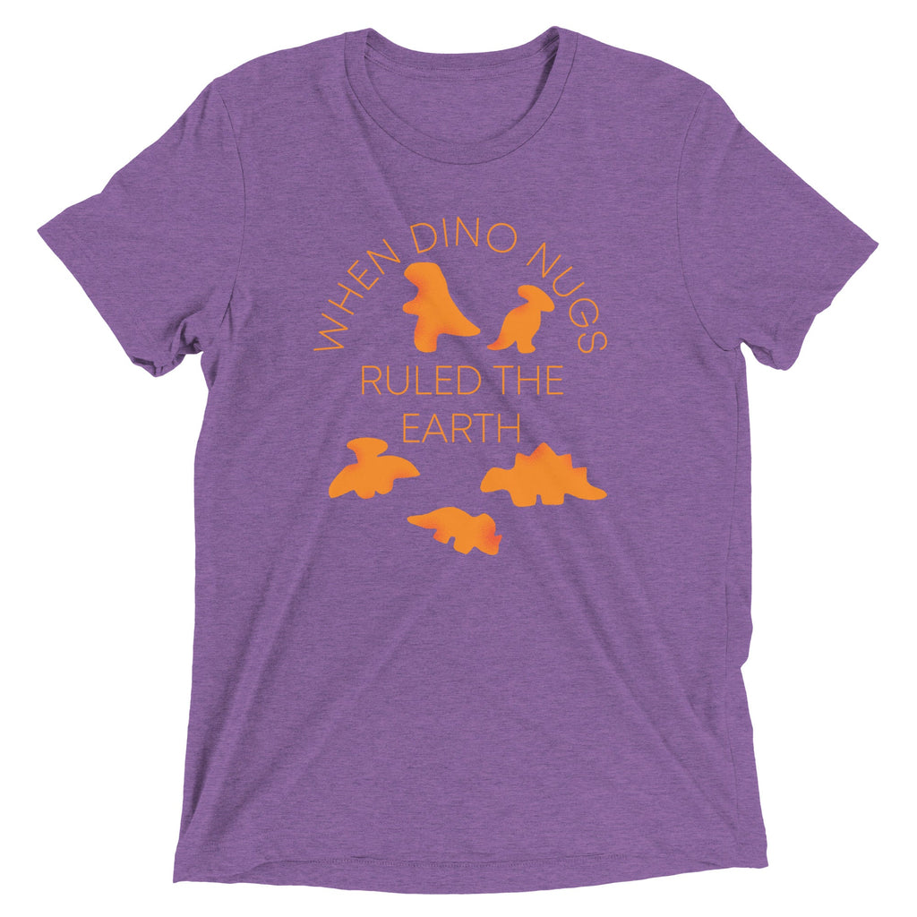 When Dino Nugs Ruled The Earth Men's Tri-Blend Tee