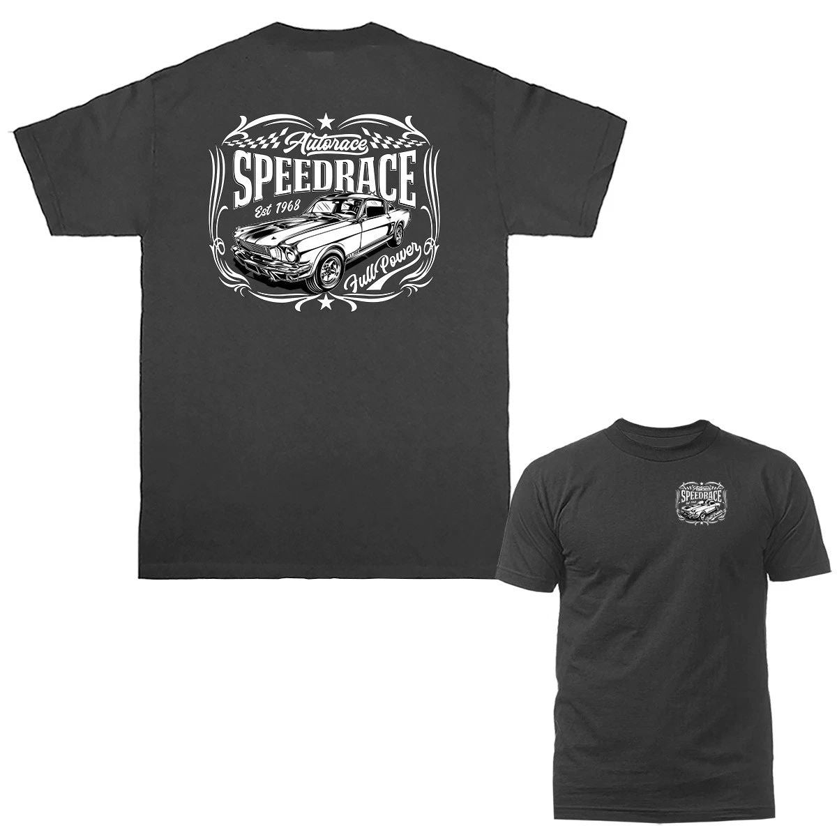 Speed Race Hot Rod Garage Classic Vintage Car Automobile Unisex