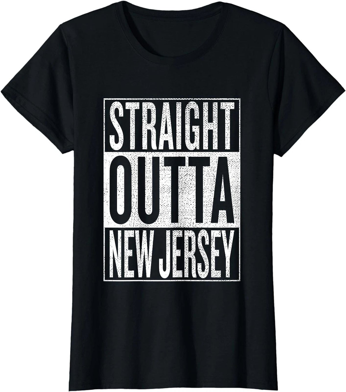Straight Outta New Jersey Great Travel Gift Ladies' Crewneck Unisex