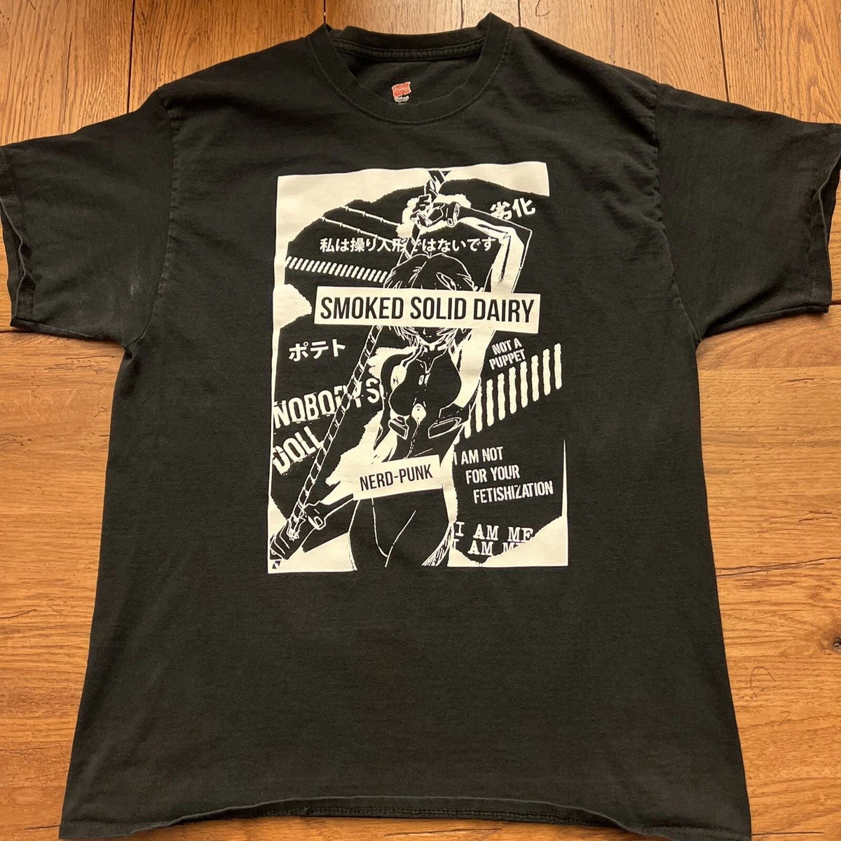 Smoked Solid Dairy Concert Short Size L Nerd-Punk Western Trash Tour Unisex