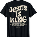 Jesus Is King | John 14:6 Bible Verse Christian Faith Tee- Unisex S-5XL Unisex