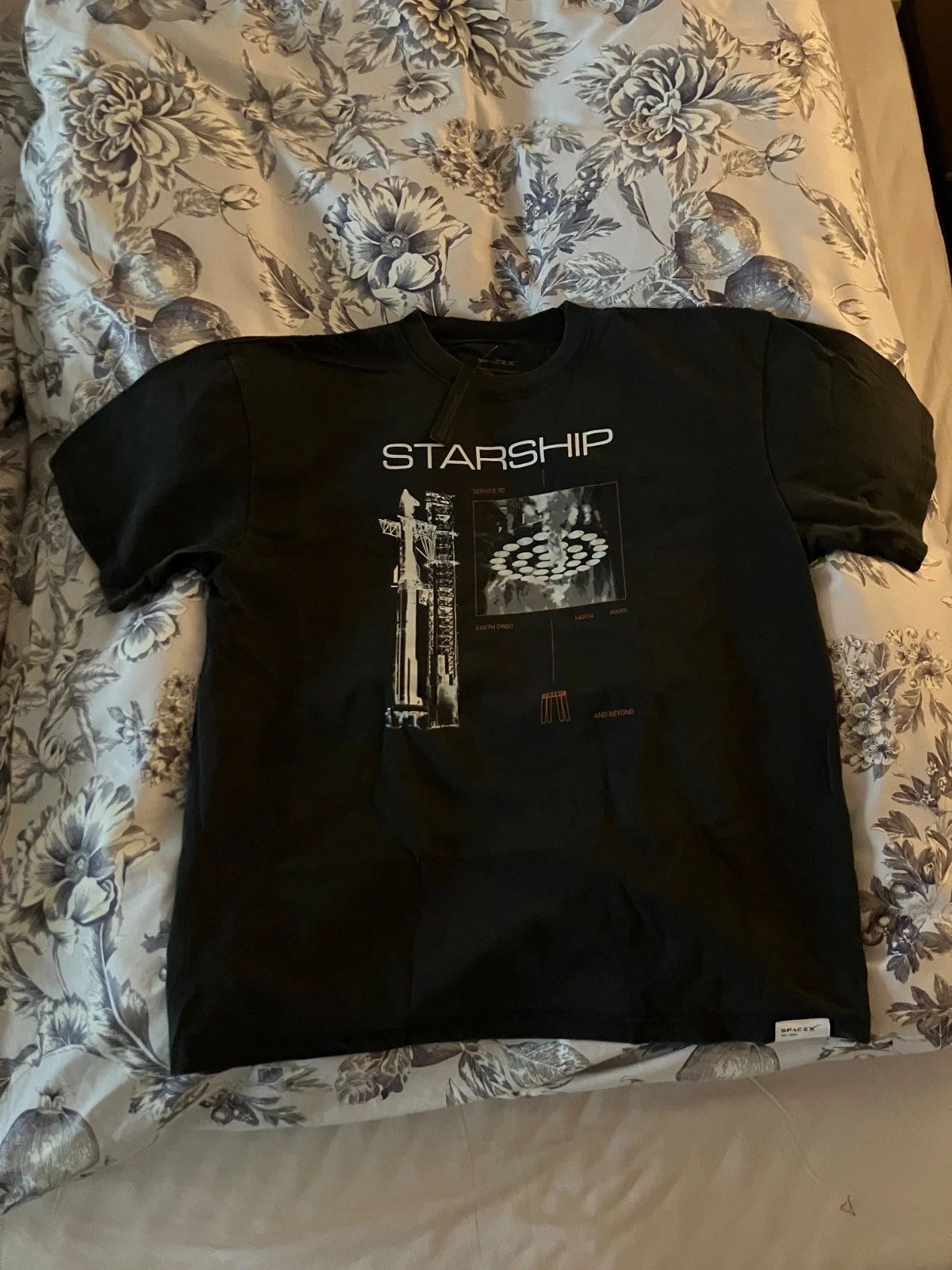 UNISEX SPACEX STARSHIP VINTAGE × 1 Black / L Unisex